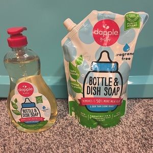 Refill bag only- Dapple baby bottle and dish soap refill new